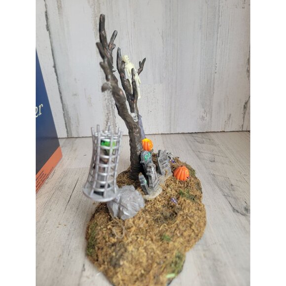 Lemax Caged Monster spooky hollow village Halloween animated - Picture 5 of 8